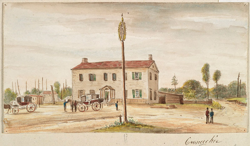 The Keeler Inn, ca. 1830